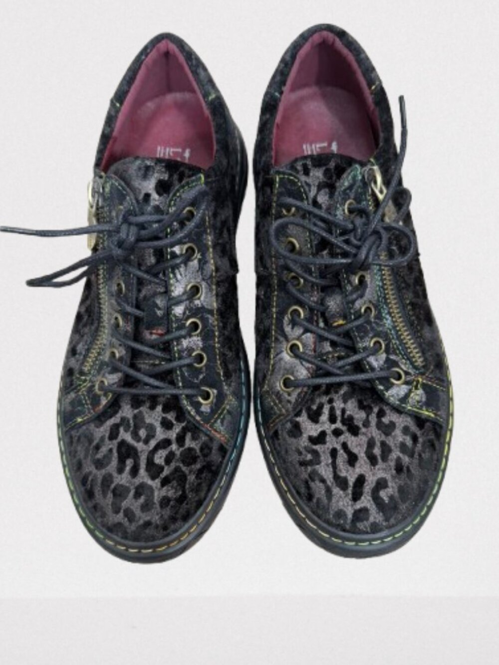 L'Artiste by Spring Step NWOT Danli-Cheeta Sneakers Animal Print EU 40/US 9